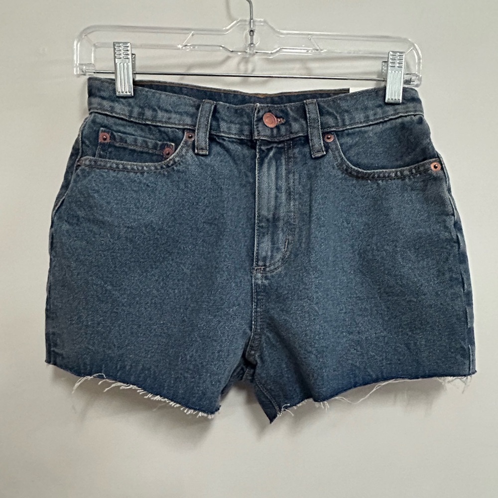 PINK High Waisted Cut Off Shorts